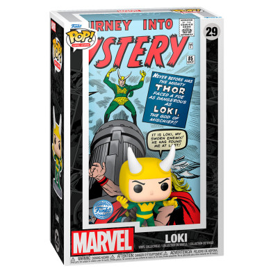 Figura POP Comic Cover Marvel Loki Exclusive